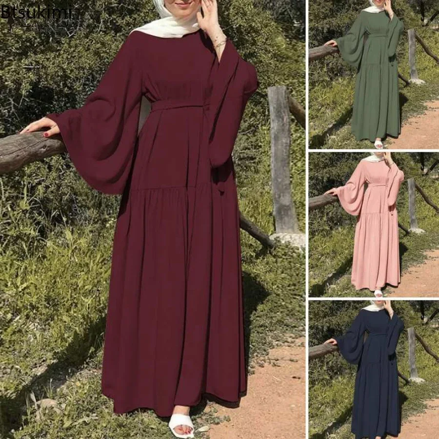 Robe musulmane pour femmes, tiens imar, Hijab, Abaya, Manches évasées, Vêtements islamiques, Abayas pour femmes, Dubaï, Kaftan, Turc, Modestie, Jilbab
