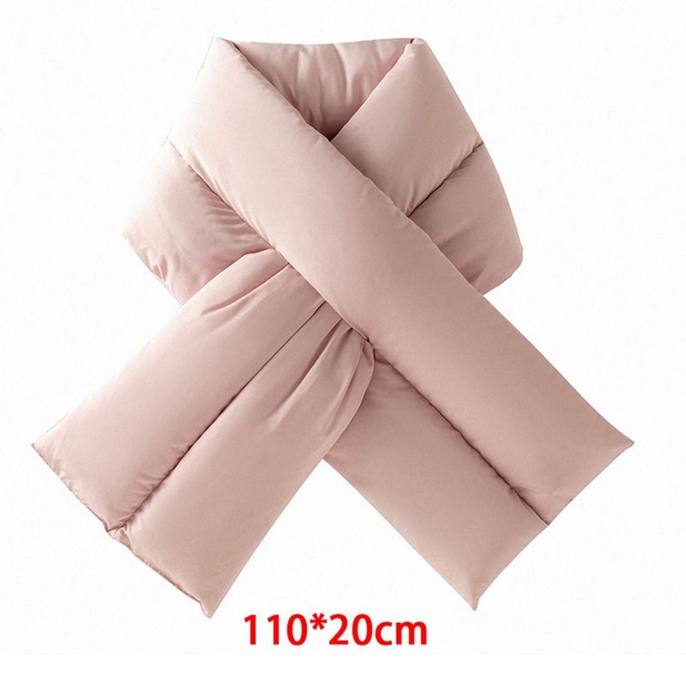 Nouveau foulard d'hiver en coton coupe-vent épaissi anneau croisé foulards chaud Camping vers le bas coton écharpe femmes hommes