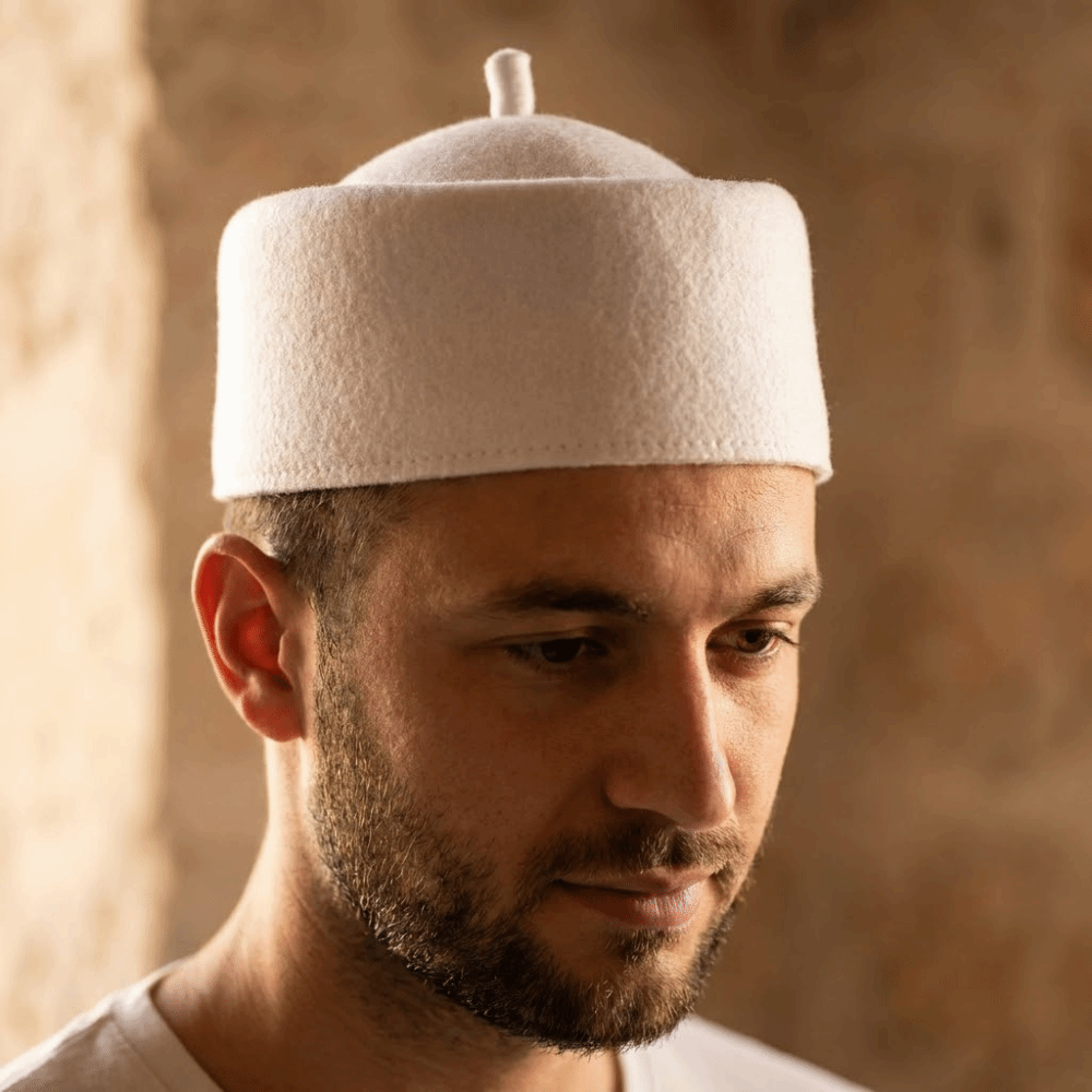 Chapeaux de prière ethniques traditionnels pour mariage, mode culturelle, chapeaux de prière pour l'Aïd, élégants bérets en feutre de coton pour la danse de rue