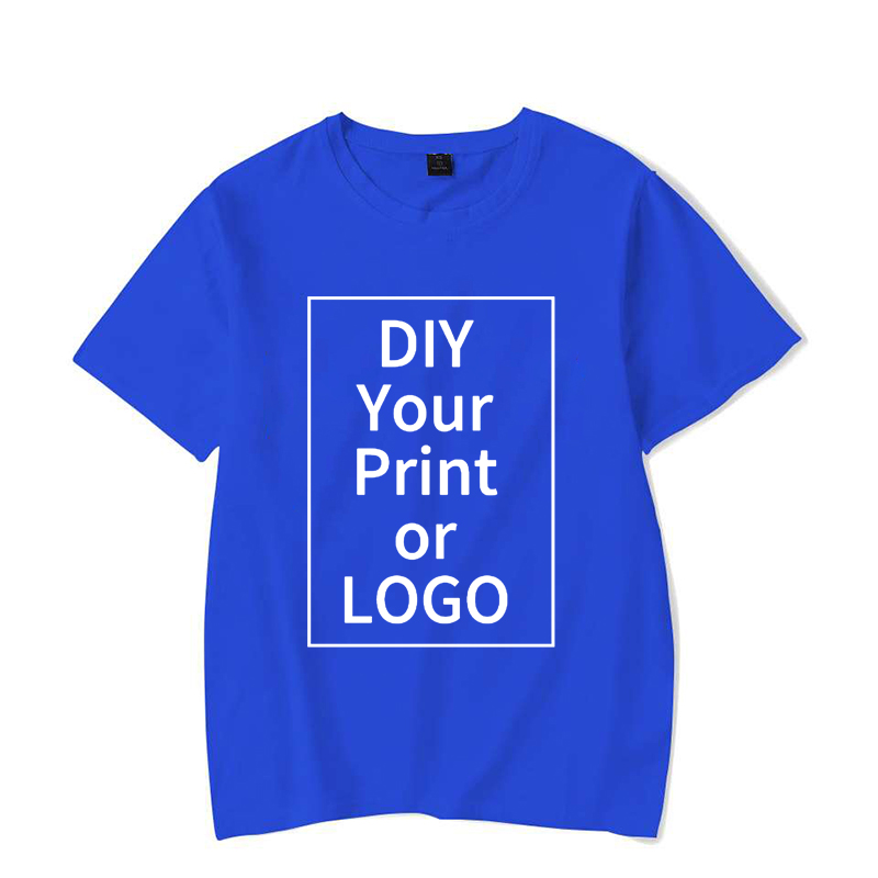 Mode t-shirt femmes hommes été personnalisé imprimé t-shirt bricolage Photo Logo marque texte t-shirt personnaliser vos vêtements chemise