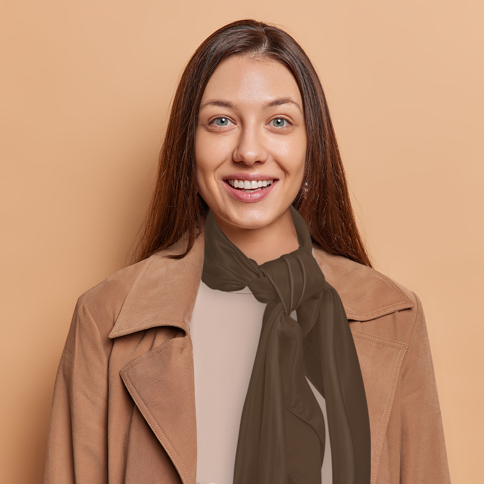 1 pièce Foulard de tête en satin de 35 pouces, Grand foulard carré effet soie, Bandanas pour cheveux, Foulards de nuit pour femmes