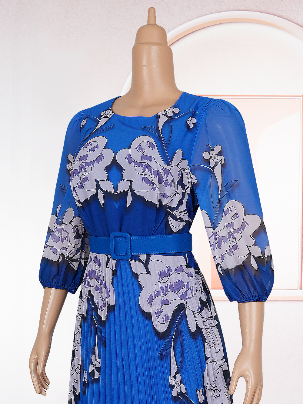 Robes en Chiffon Imprimé pour Femmes – Robe de Soirée, de Bal ou de Mariage – Collection Été-Automne 2026 – Vêtements Africains, Dubaï, Turquie, Kaftans et Abayas