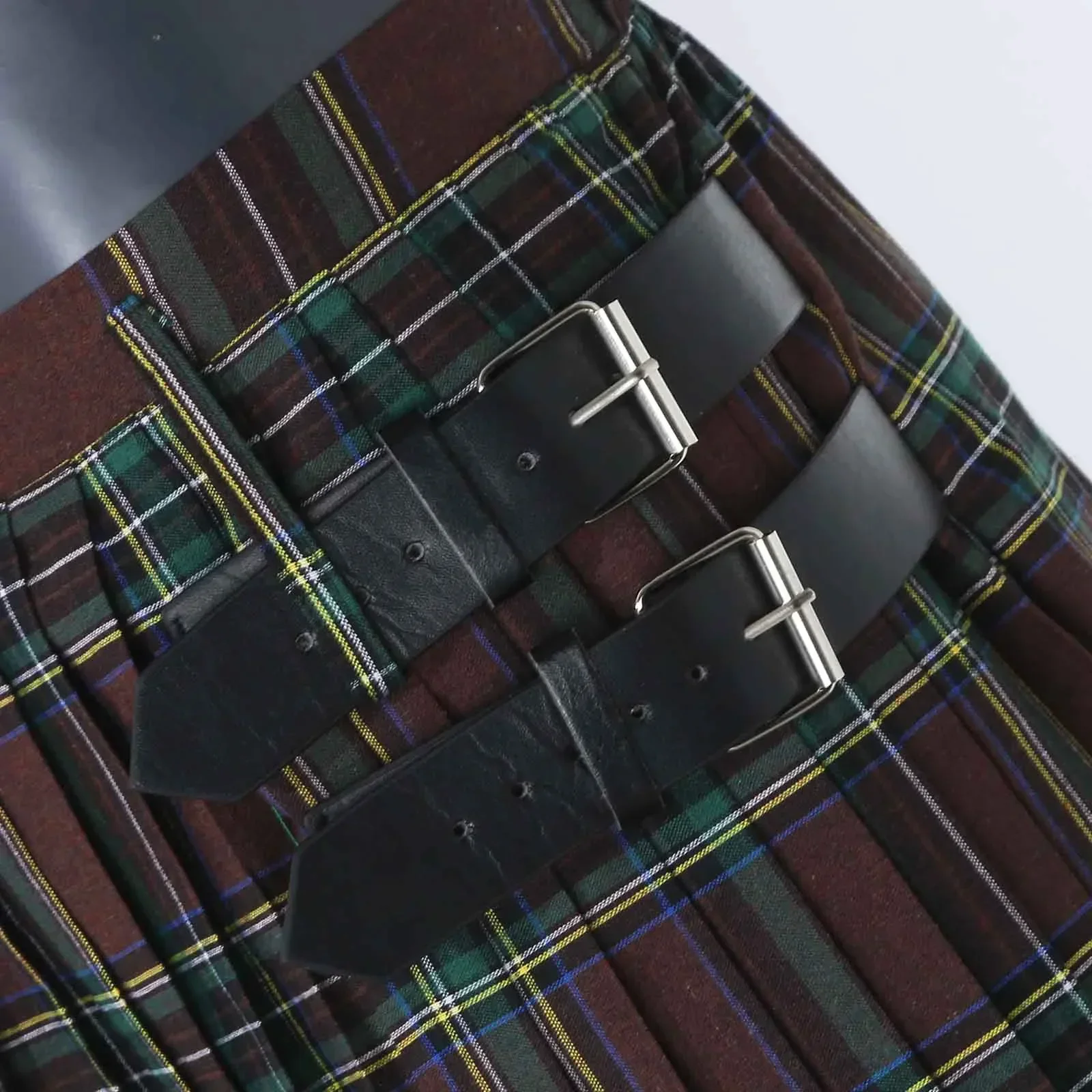 Jupe écossaise homme Vintage Kilt Cargo jupe plissée homme Vintage gothique Punk écossais Kilt Streetwear Tartan Costume