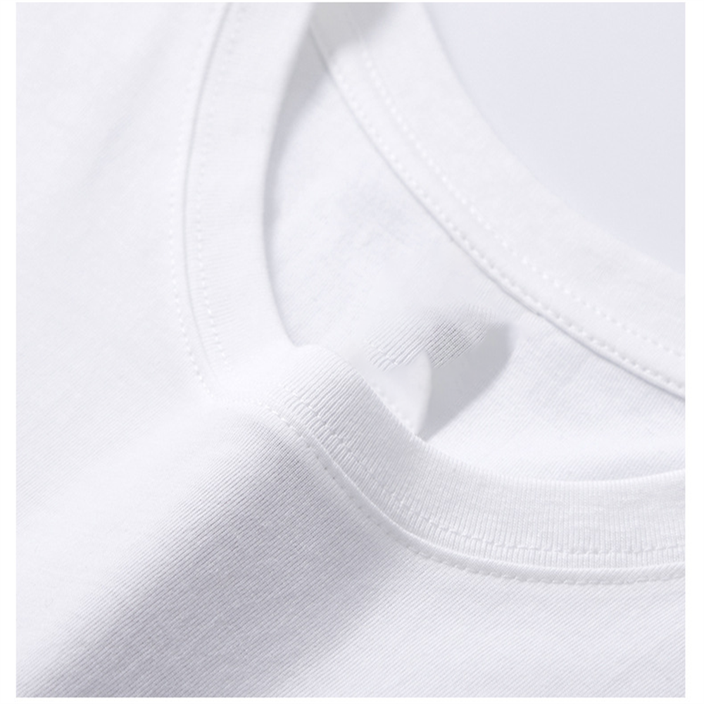 T-shirt pour homme polyvalent, tendance, ample et confortable — 100 % coton avec motif imprimé