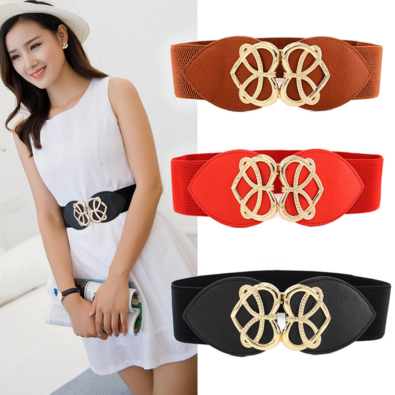 Ceinture élastique à taille large pour femme, ceinture commandée pour femme, ceinture Cinch, robe, manteau, accessoires vestisens, mode, 60x6cm, 1PC