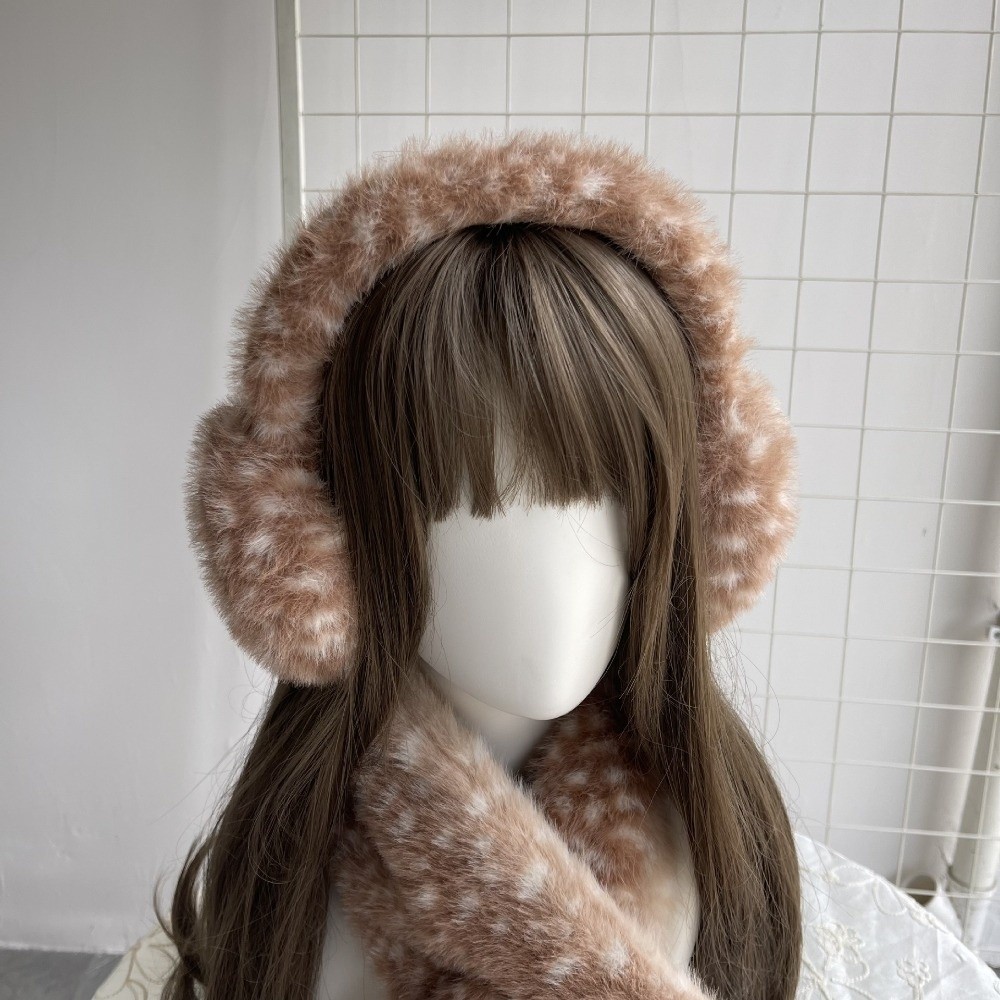 Écharpe chaude créative en forme d'élan, bandeau épais résistant au froid, accessoires de décoration pour Cosplay, cache-oreilles, automne et hiver
