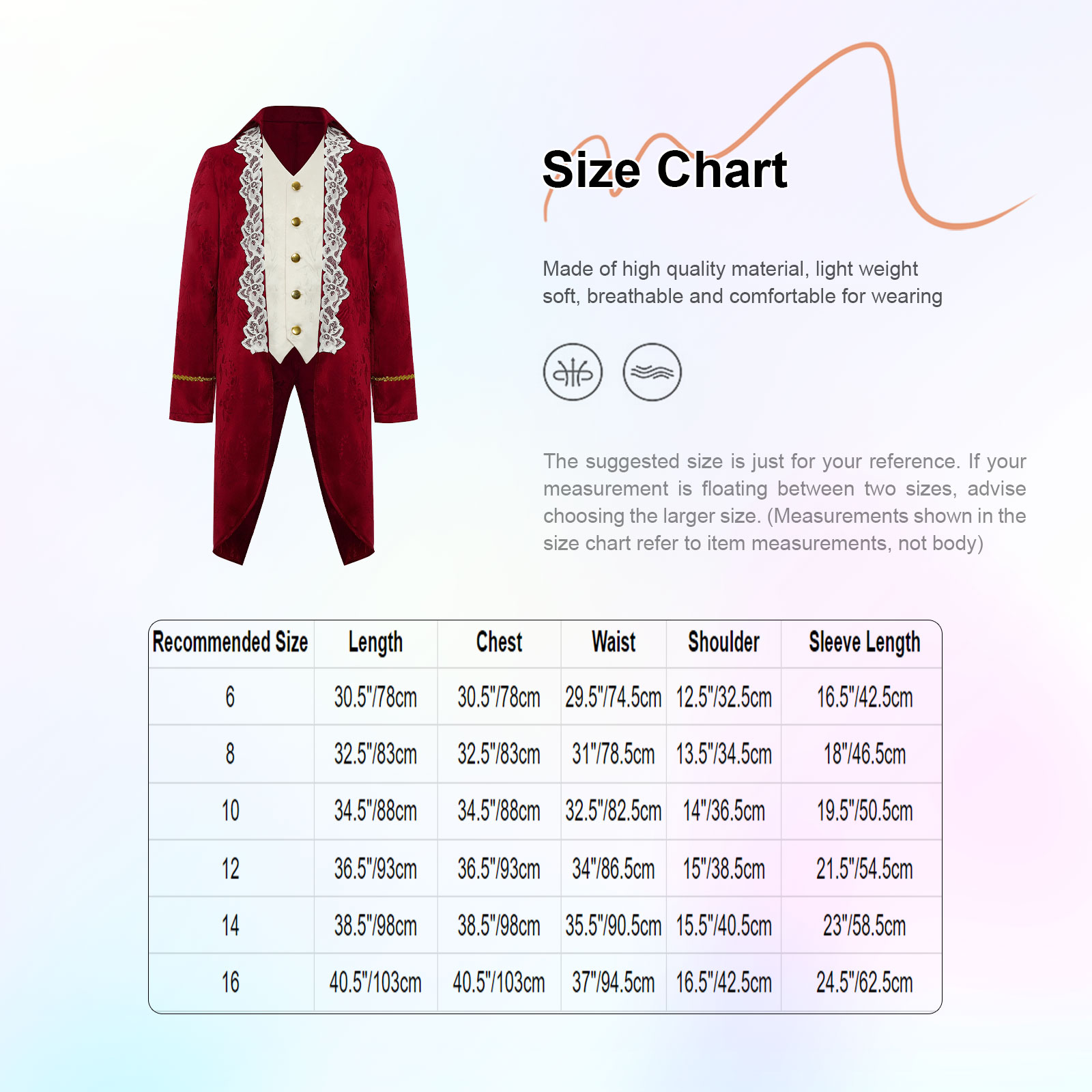 Manteau victorien rétro médiéval pour garçons, manches longues, coupe dorée, fausse veste 2 en 1, uniforme gothique Steampunk, Costume d'halloween