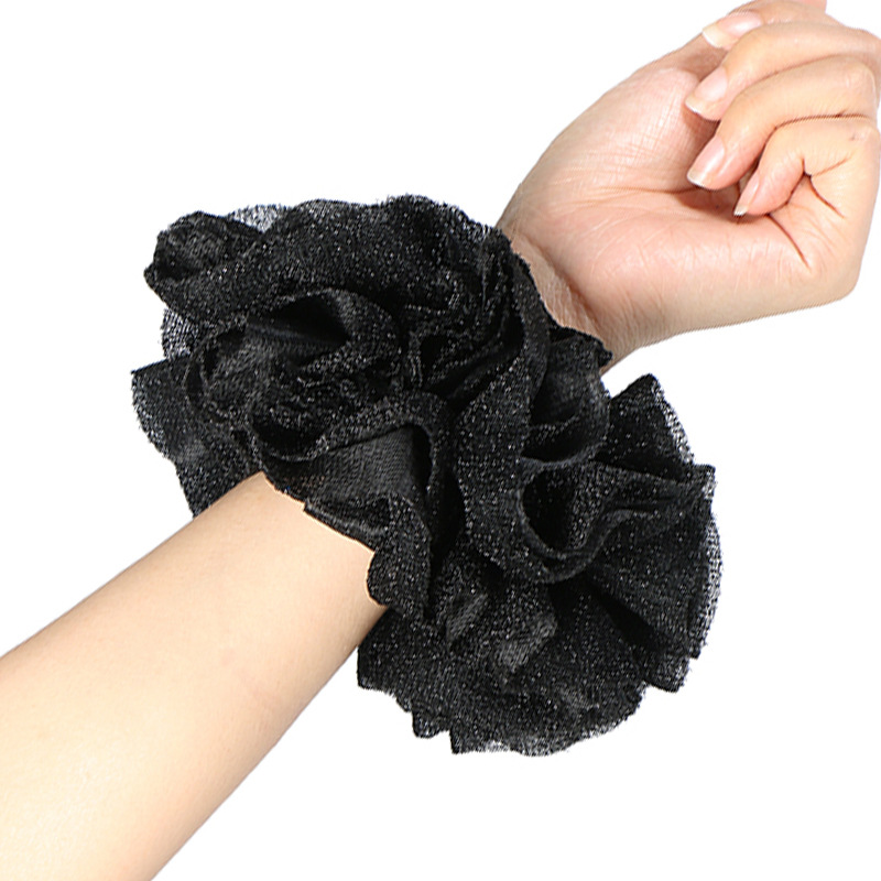 Chouchou élastique pour femmes musulmanes, chouchou islamique pour filles, vêtements de sauna pour dames, bandeaux pour cheveux, anneau, écharpe Hijab, accessoires