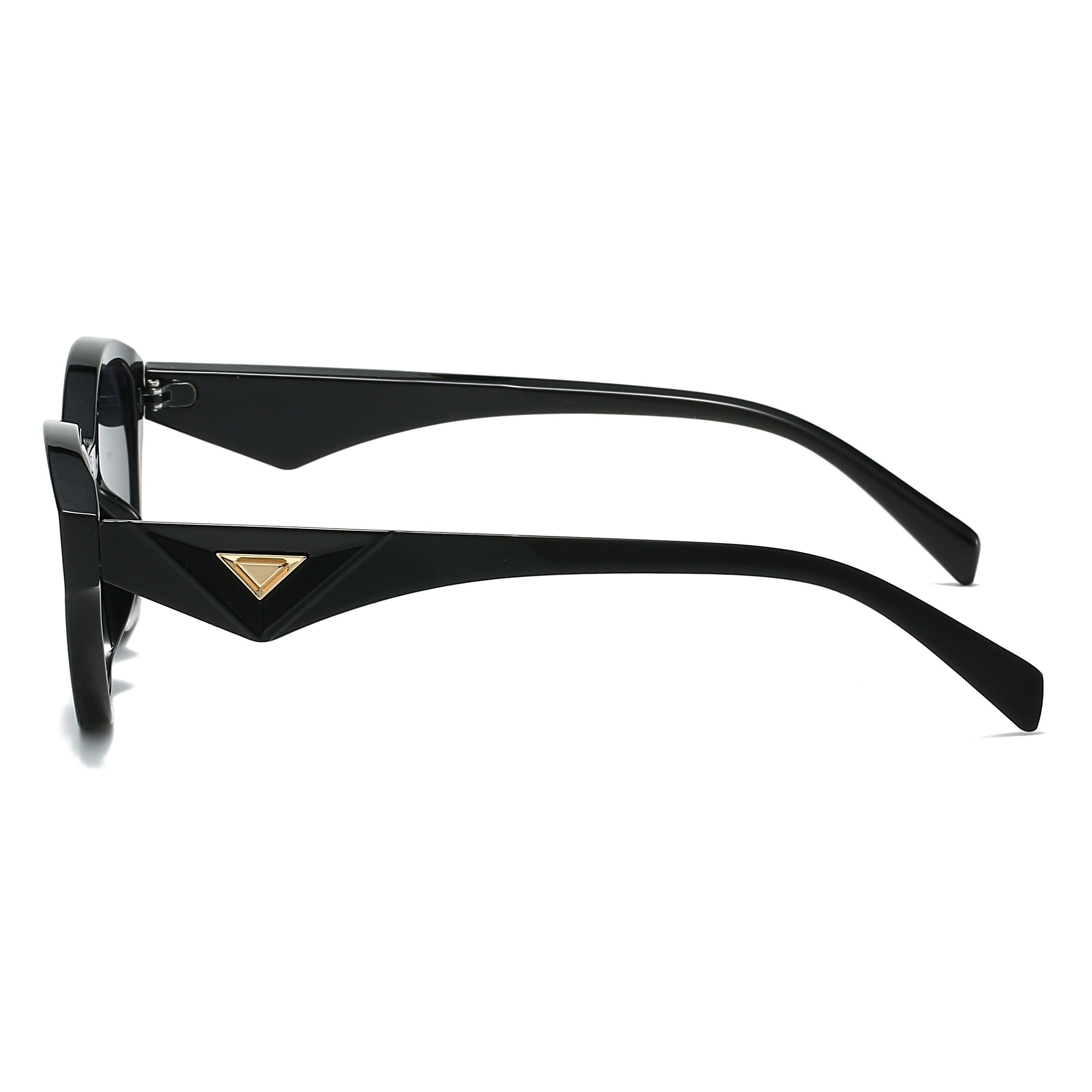 Lunettes à montures originales avec un contour distinctif. La forme géométrique unique, élégante et polyvalente, parfaite pour les sorties quotidiennes