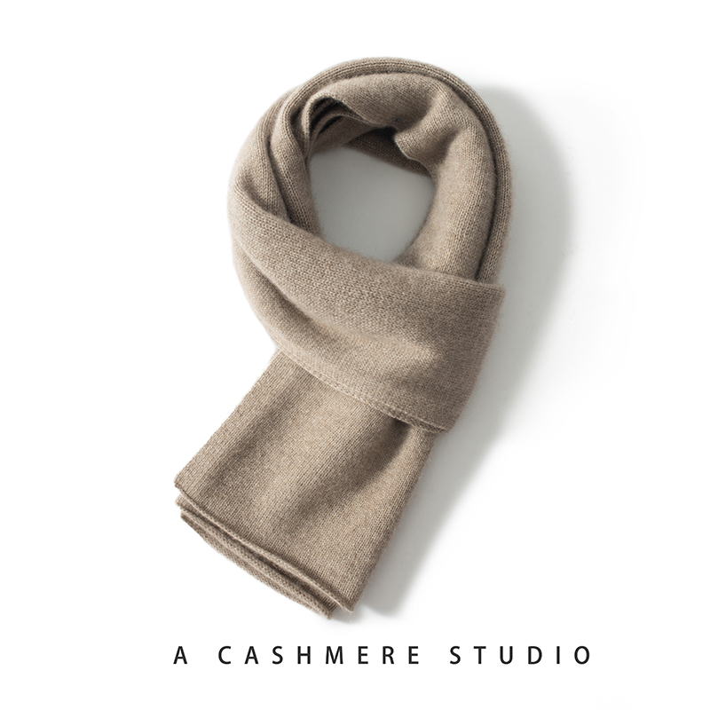 MERRILAMB femmes cachemire foulards dame hiver épaissir plus chaud anneau doux écharpe Pashmina femme solide cachemire tricoté longue écharpe