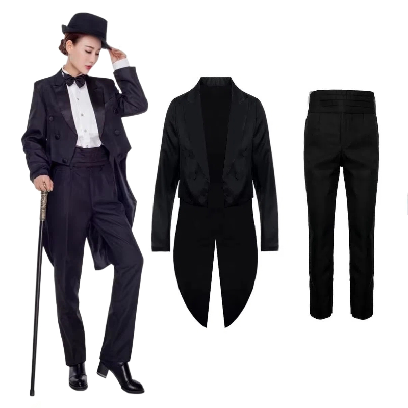 Ensemble de costumes de smoking pour hommes, manteau formel classique, ensemble de 2 pièces pour femmes, vêtements de fête de mariage, de bal (veste + pantalon)