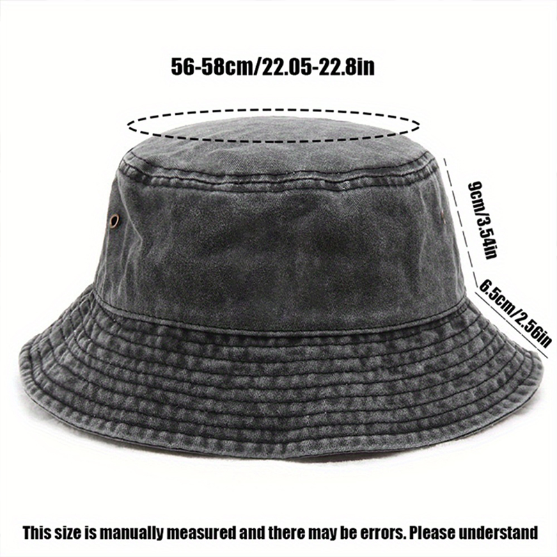 Chapeau seau délavé en coton personnalisé, chapeau de pêche Vintage pour hommes et femmes, Protection solaire en plein air, randonnée en montagne, Style d'exploration
