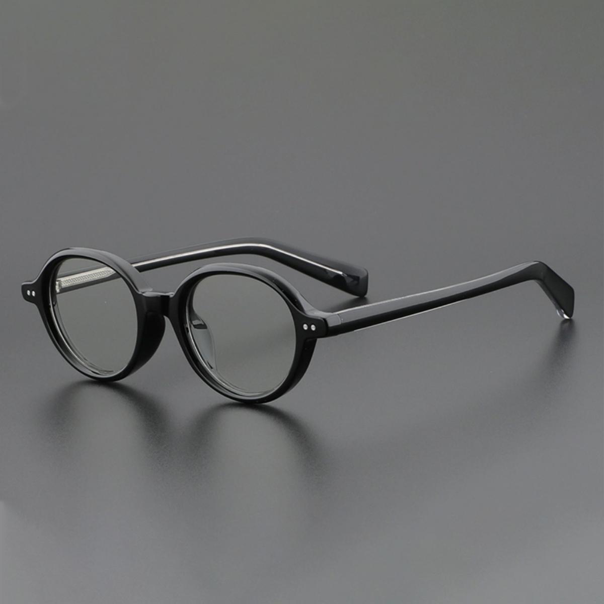 Lunettes ovales pour femmes rétro acétate Vintage lunettes cadre optique rond hommes femme marron vert clair lentille unisexe