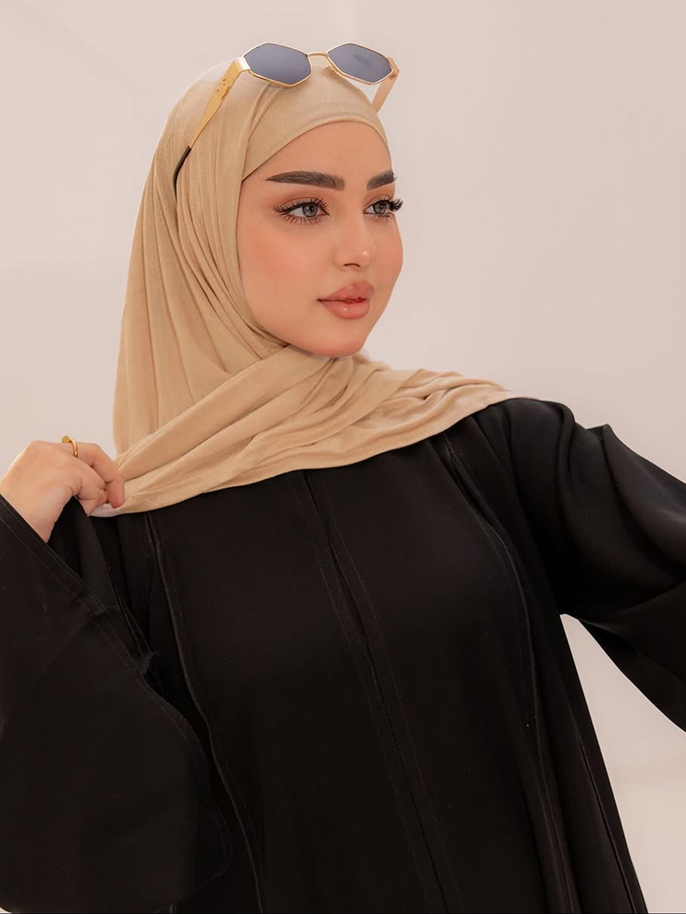 Hijab Amira une pièce pour femmes musulmanes, en modal doux, khimar instantané, jilbab, couvre-chef de prière islamique à couverture complète, hijabs faciles à porter