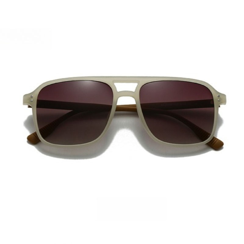 Lunettes de soleil de cyclisme vintage de luxe à double pont pour hommes et femmes, idéales pour la mode, les voyages, la conduite et la pêche, protection UV400