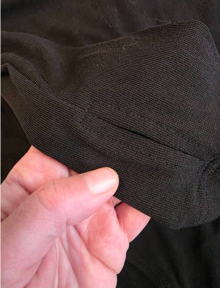 Body moulant noir sexy à col montant et manches longues pour femme, en maille côtelée, style basique polyvalent, décontracté Y2K Streetwear