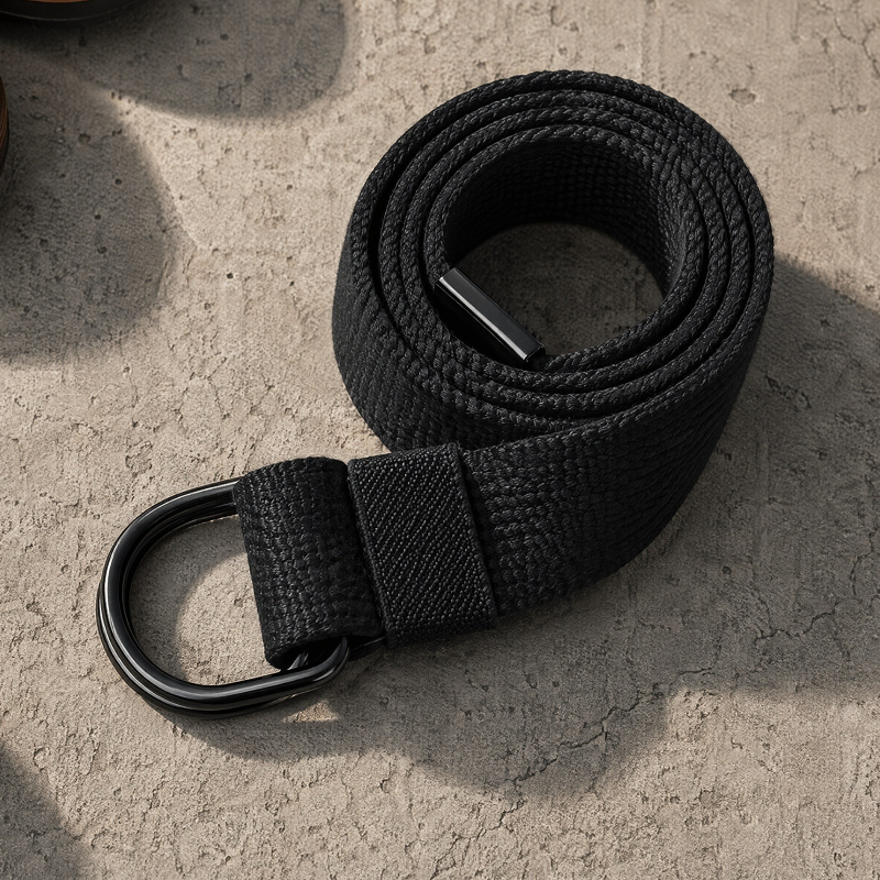 Ceinture en toile pour hommes et femmes, de haute qualité, unisexe, avec boucle à double anneau en D, ceinture décontractée en toile, ceinture de sport décontractée, ceintures tactiques