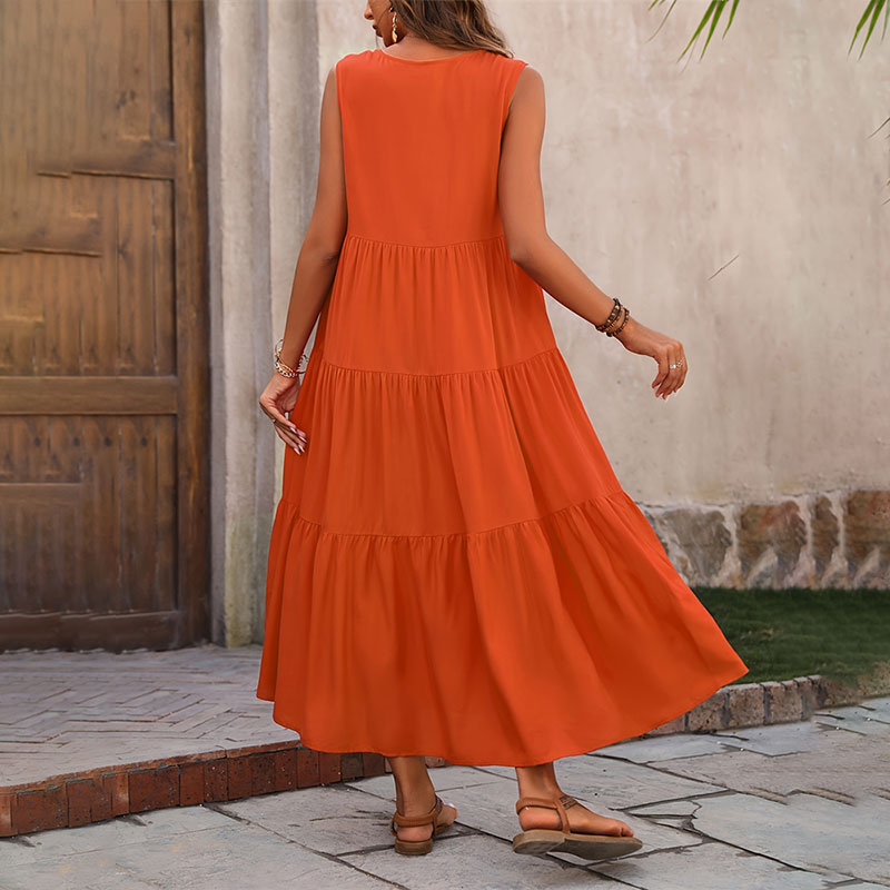 Robe Femme 2024, Robe d'été décontractée, Robes de marque élégantes, Robe jaune et noire, Femme