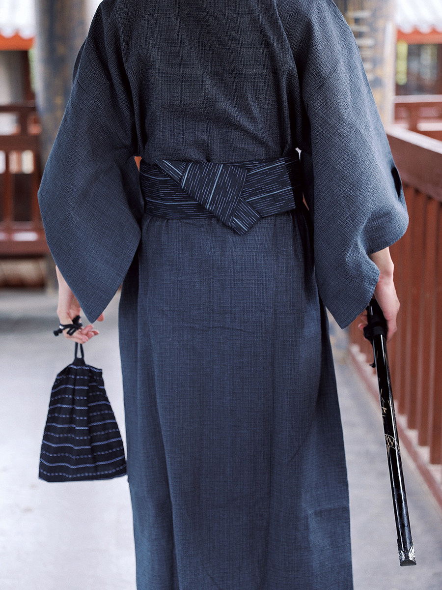 Sac fourre-tout japonais Kinchaku en pur coton avec cordon de serrage, sac à main pour robe Yukata, mini trousse de maquillage Shingen-Bukuro, accessoires pour kimono japonais