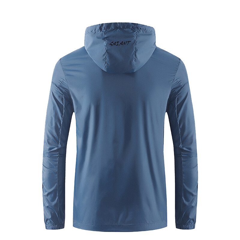 Veste de sport fine pour homme, idéale pour la randonnée, les voyages, la pêche, le camping, imperméable, anti-UV, avec capuche