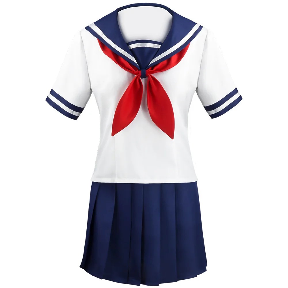 Costume de cosplay Ayano Aishi, tenue d'anime Yandere Simulator, uniforme de marin Yandere Chan, uniformes de lycéenne JK, tenues de fête