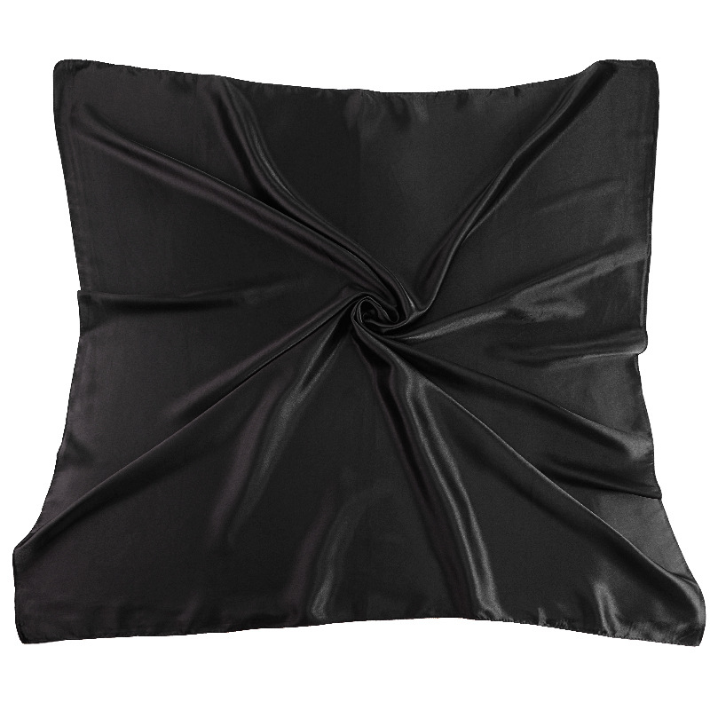Foulard carré en Satin pour femmes, foulard soyeux, Bandana pour envelopper les cheveux et dormir, 90x90cm, nouvelle collection