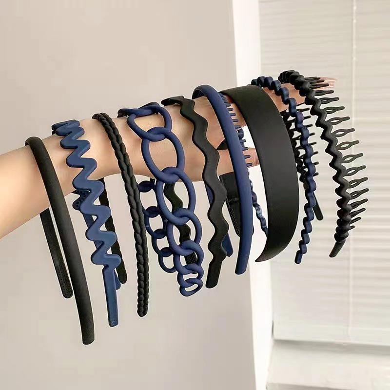 Cerceau à cheveux pour femmes, pince à cheveux, frange, cheveux cassés, tête coordonnante dentée, outil divin, lavage du visage