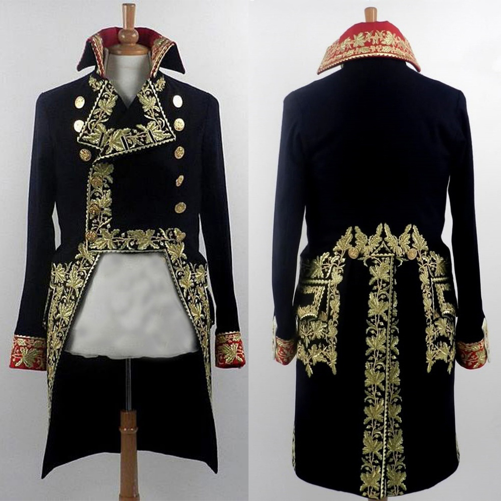 Veste militaire britannique pour hommes, manteau d'officier de la garde royale du 18ème siècle, soldat, smoking, régence historique, aristocrate, Hussar, défilé