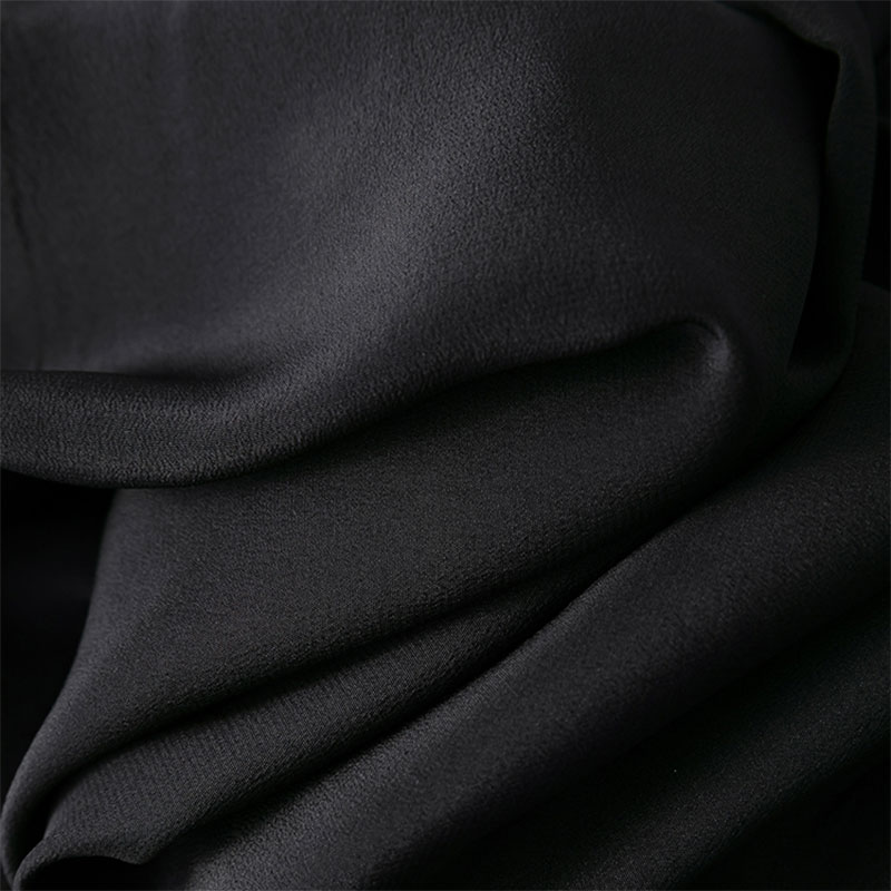 Robe Maxi en soie pour femmes, 100% crêpe de mûrier, couleur unie, noir, col en V, taille ceinturée, robe longue élégante, grand ourlet, M L XL MM891