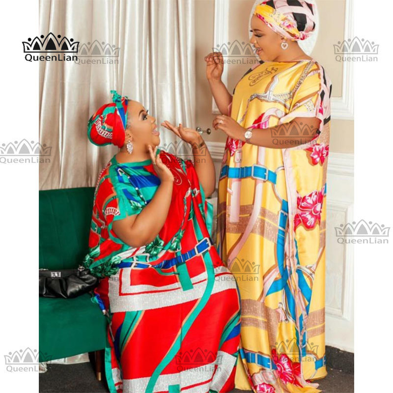 Robe de soirée traditionnelle en mousseline de soie, taille libre, avec écharpe, pour femmes, nouvelle collection