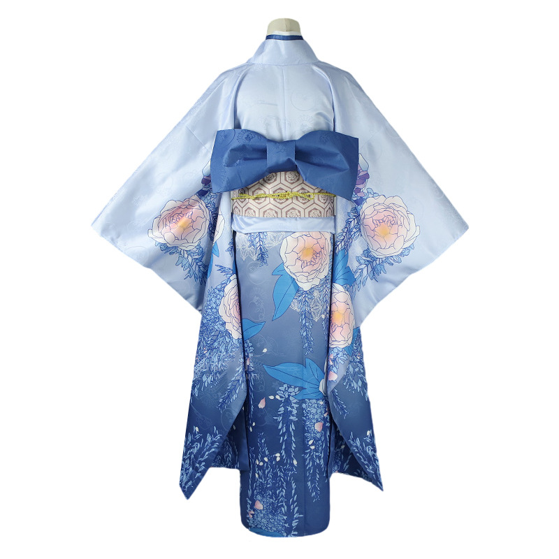 Anime mon mariage heureux Saimori Miyo Cosplay Costume japonais Kimono rose bleu robe tenue femme Kawaii Halloween Costume