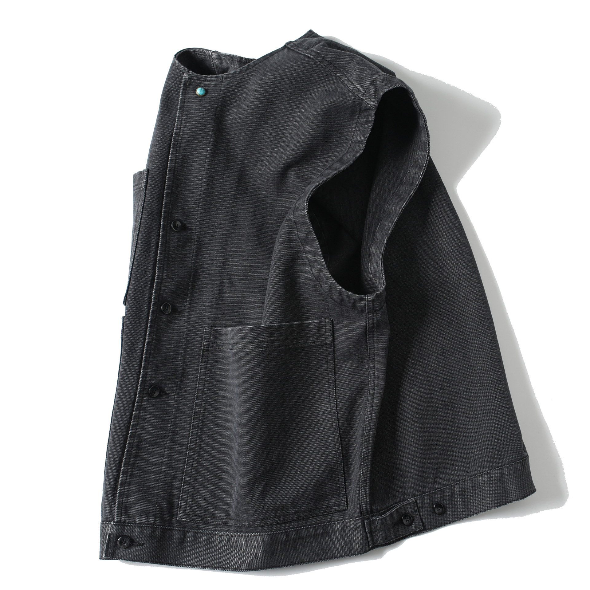 Gilet cargo multi-poches en coton pur pour homme, style streetwear japonais, décontracté, techwear, Cityboy, pour l'extérieur