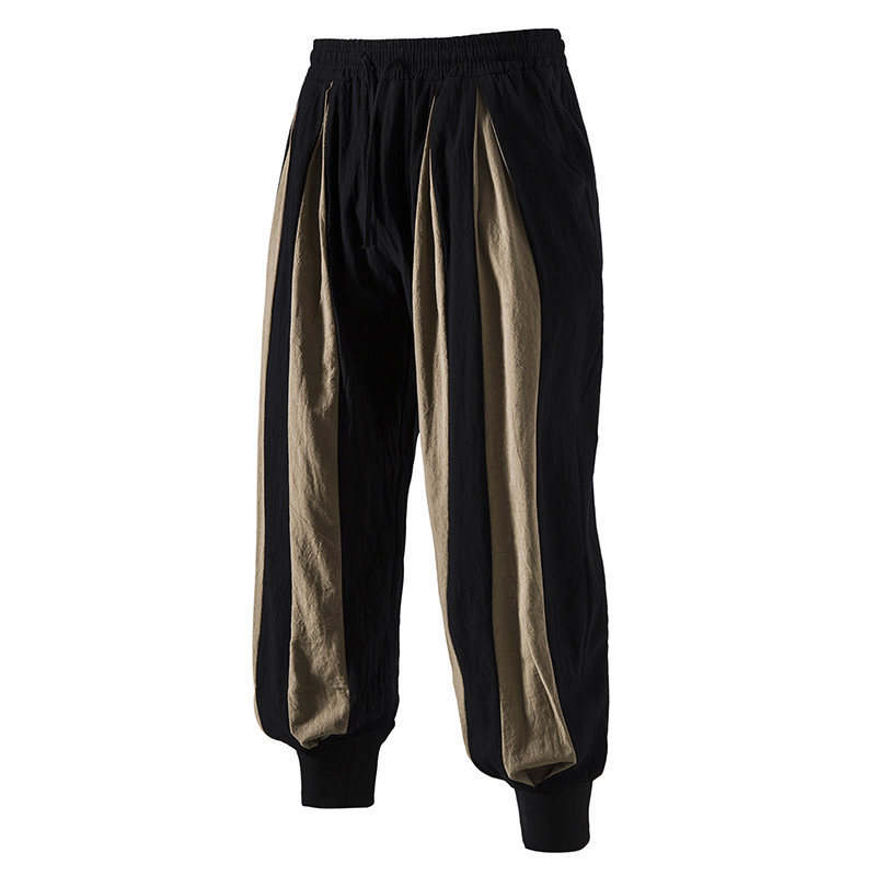 Costume médiéval Renaissance pour hommes, Clown de cirque Pirate, Cosplay, pantalon de chevalier d'halloween, jogging gothique Viking, pantalon Haren décontracté