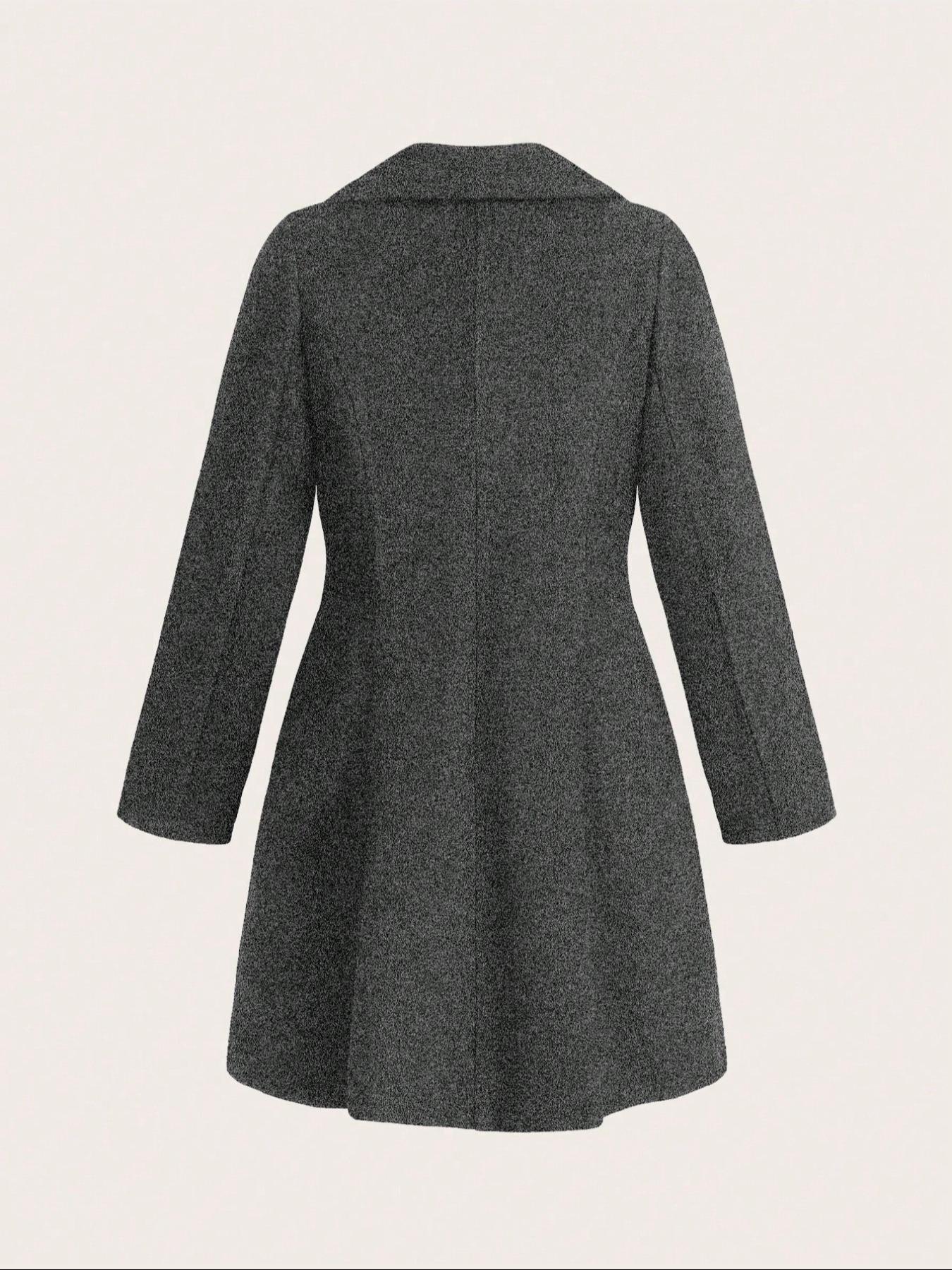 Manteau en laine à la mode pour femmes, vêtements d'extérieur élégants pour femmes, design tendance, parfait pour les tenues décontractées, matériau de haute qualité