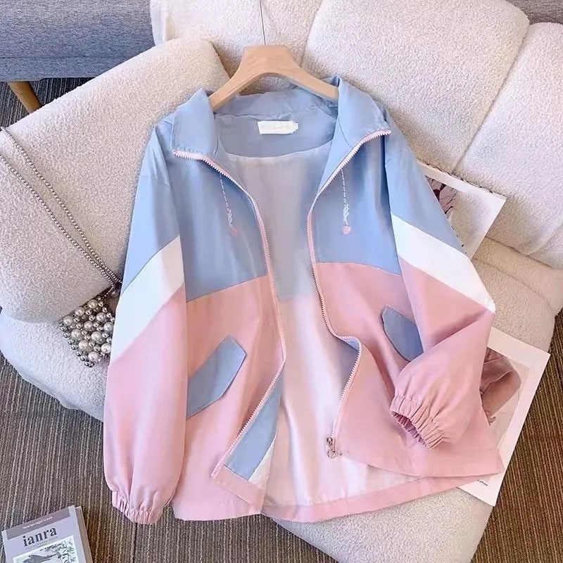 Manteau de travail sportif à manches longues pour femmes, veste fine Stormtrooper féminine 2026, manteau d'extérieur à capuche et fermeture éclair pour femmes, printemps automne