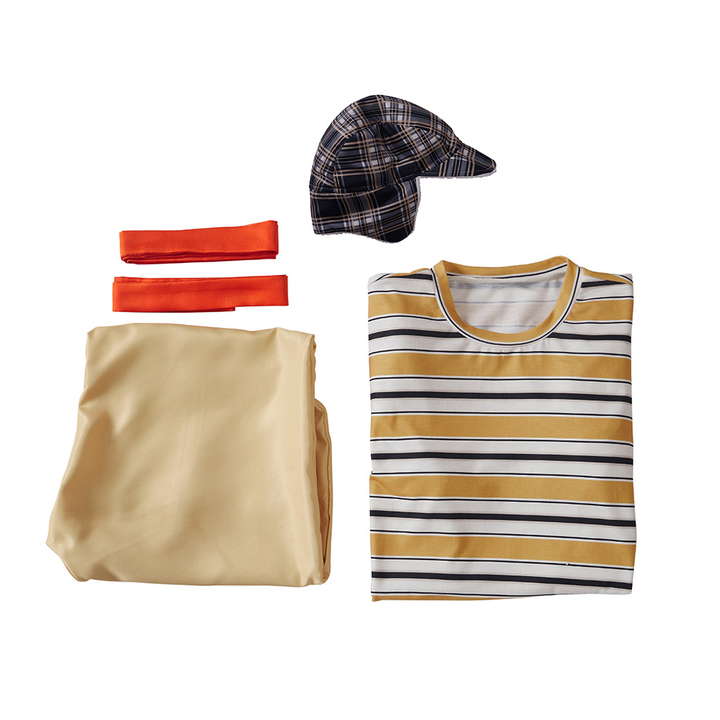 El Chavo Costume tenues fantaisie mexique TV Del Ocho jeu de rôle haut pantalon avec chapeau ensemble hommes Halloween carnaval Performance tenues