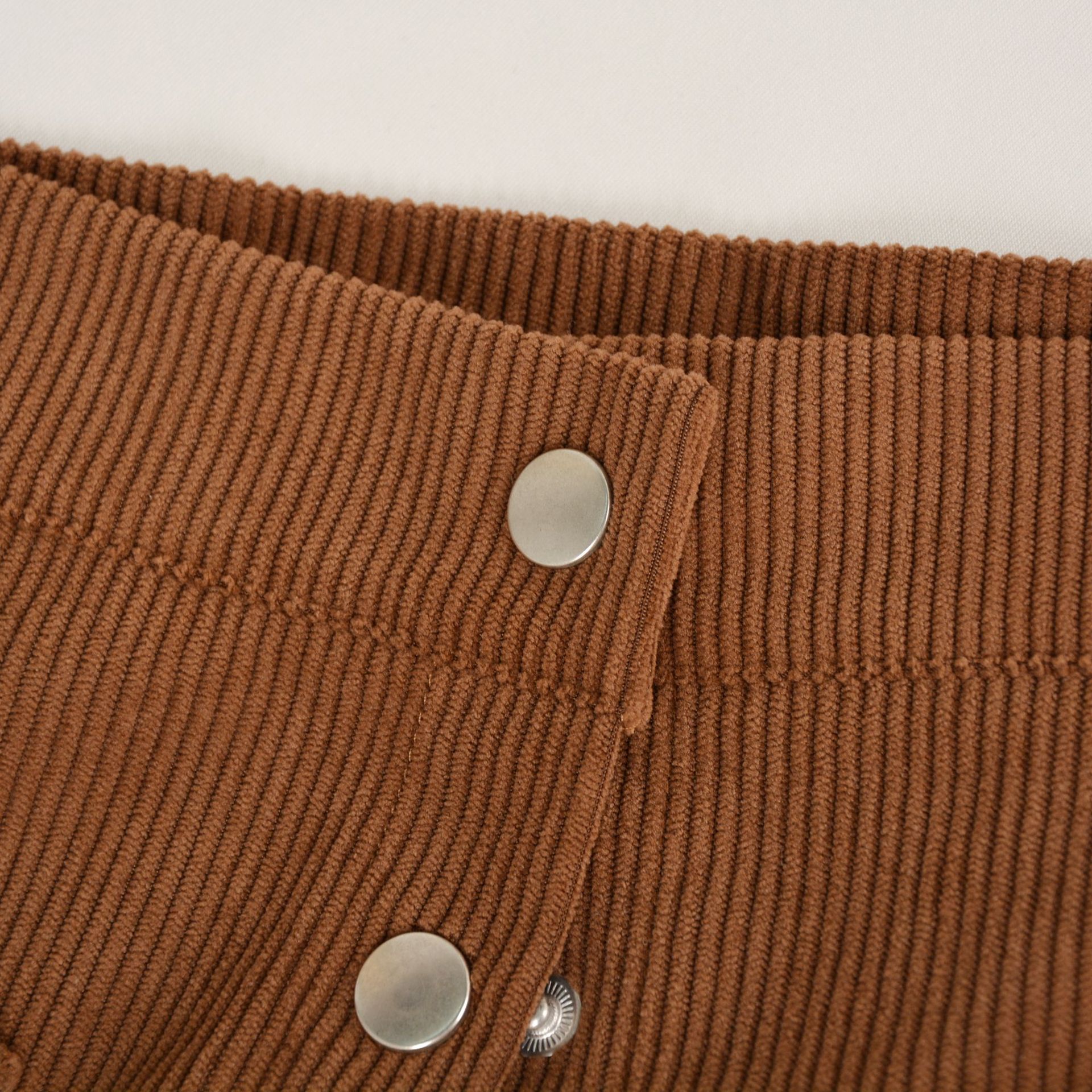 Jupe courte en velours côtelé GT Fesses pour femmes, vêtements décontractés pour femmes, robe éducative WSL5135, W15, document pur, automne, nouveau, 2023
