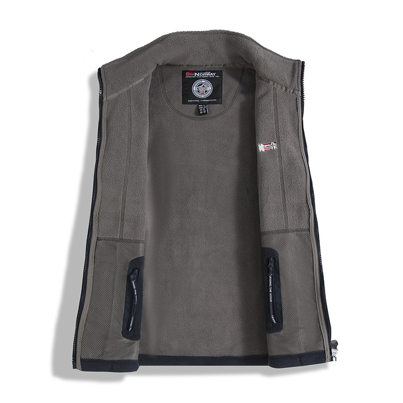 Nouvelle veste d'extérieur décontractée pour homme, en polaire épaisse, chaude, coupe-vent, anti-tempête, manteau tendance pour homme