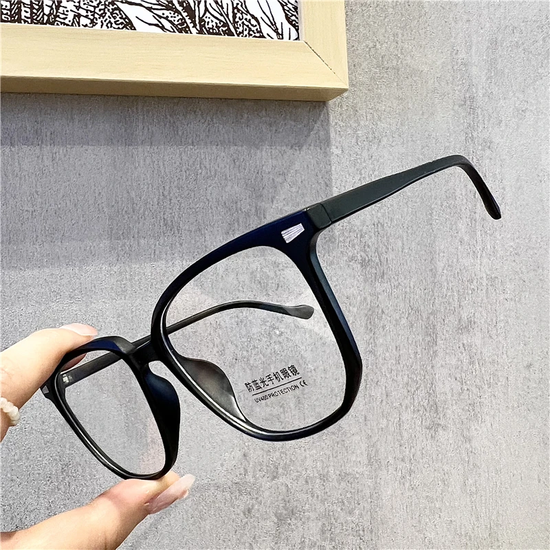 Nouvelle mode Anti-rayon bleu femmes myopie lunettes rétro hommes lunettes tendance fini optique lunettes d'ordinateur dioptrie 0 à-4.0