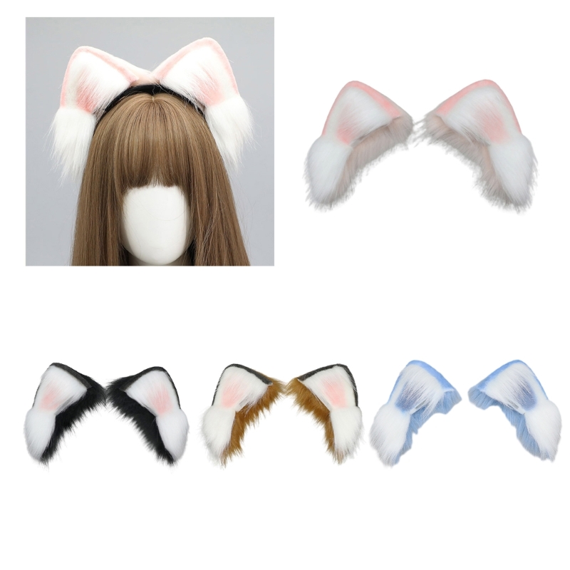 Bandeau d'oreille lapin électrique en forme d'oreille mobile, cerceau cheveux mignon pour