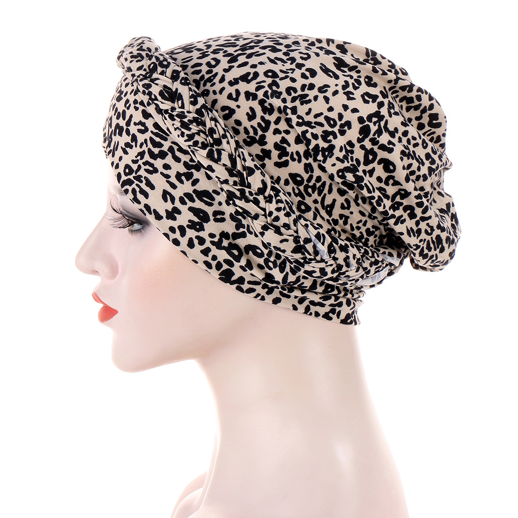 Casquette Hijab musulmane croisée sur le front pour femmes, Turban doux et élastique pour dames, imprimé à la mode, pour Ramadan, nouvelle collection 2024