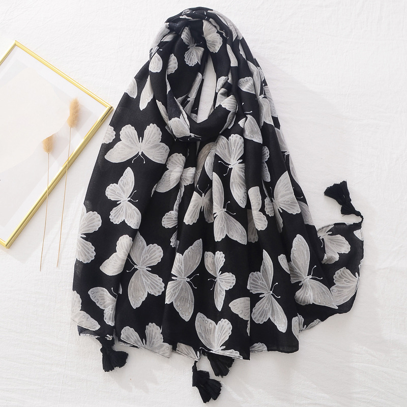 Écharpe de marque florale Designers de luxe nouveau Style femmes foulards élégants châles de câlin rose violet écharpe Bandana châles de conception de mode