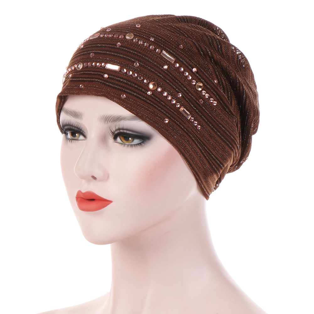 Nouveau Turban Fin en Dentelle Couleur Unie 2026 – Bonnets Hijab Intérieurs Doux et Respirants pour Femmes Musulmanes – Turbantes, Foulards et Sous-Hijabs