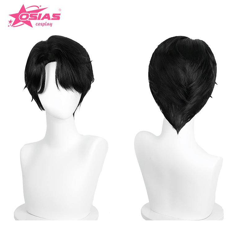 Costume de cosplay OSIAS Jinu, tenue de scène pour votre idole, noir