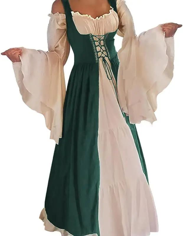 Cosplay femmes médiévale Renaissance Costume Cosplay sur Costume robe gilet Victoria princesse Steam Punk sangle grande taille
