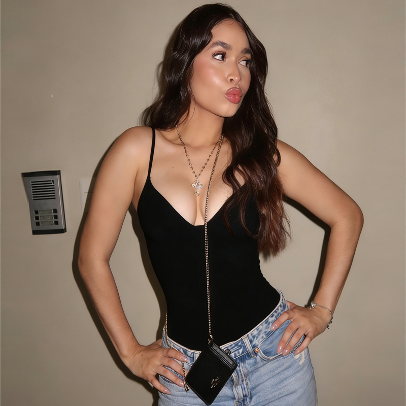 Hauts pour femmes : Bustier, Corset, Crop Top, Slip Top, Bodycon, Dos nu, Sexy, Nouveauté 2026, Marron, Noir, Gris, Camisole, Gilet, Mode féminine