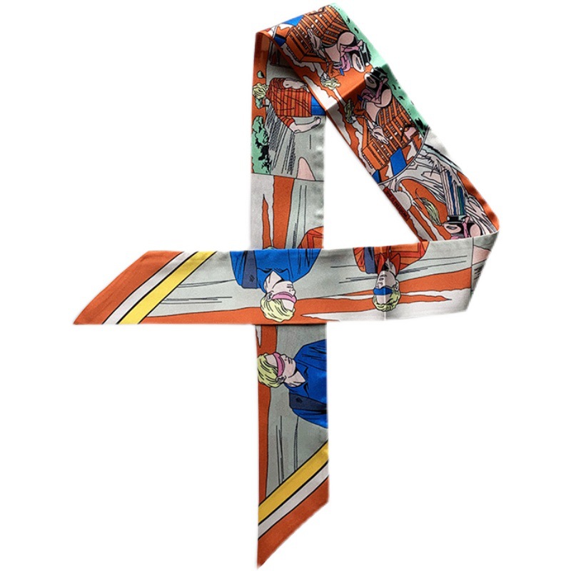 Foulard en soie poignée de sac ceinture décorative bandeau nouvelle offre spéciale de la saison tendance sac enveloppé en soie véritable cravate sac à main style coréen...