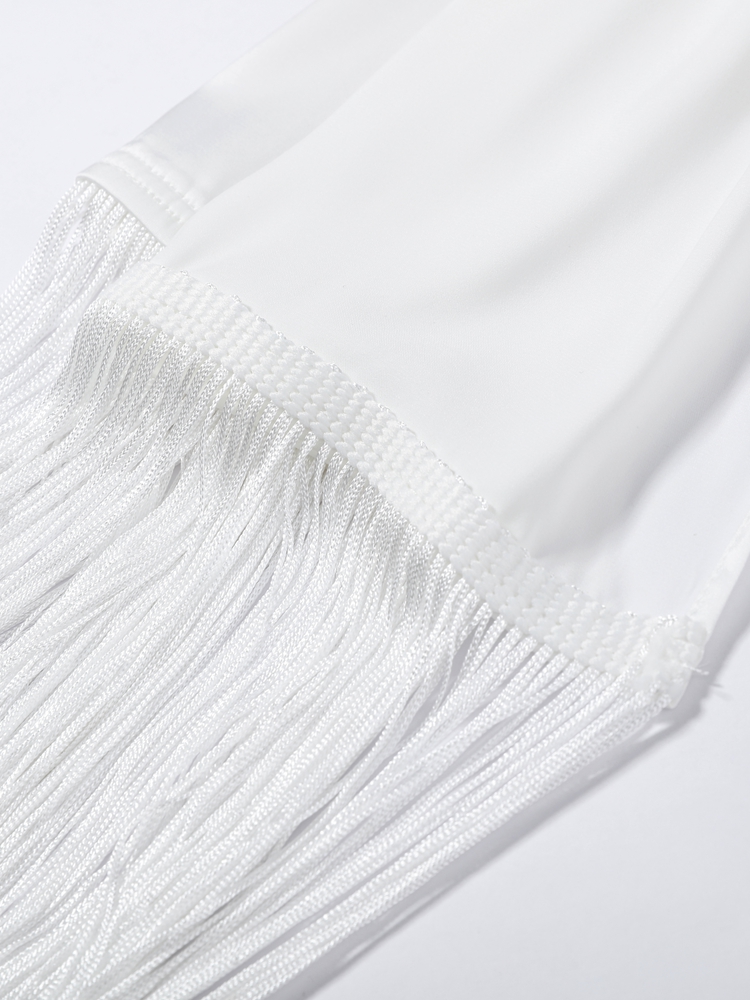 Écharpe en satin pour femme à franges longues, unie, soyeuse, grande taille, châle enveloppant, collection Printemps-Été 2026, style urbain