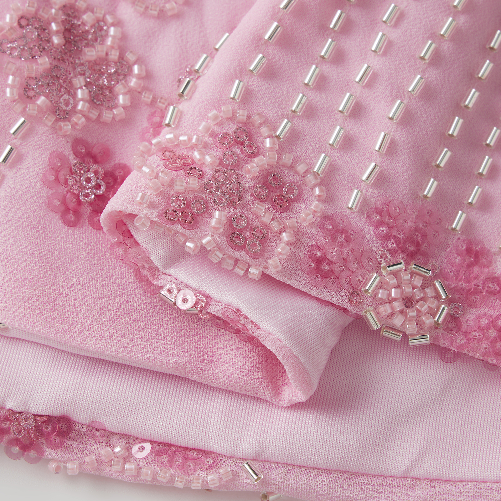 Femmes paillettes jupe courte perlée fleur taille basse Mini jupe moulante à la mode été Streetwear