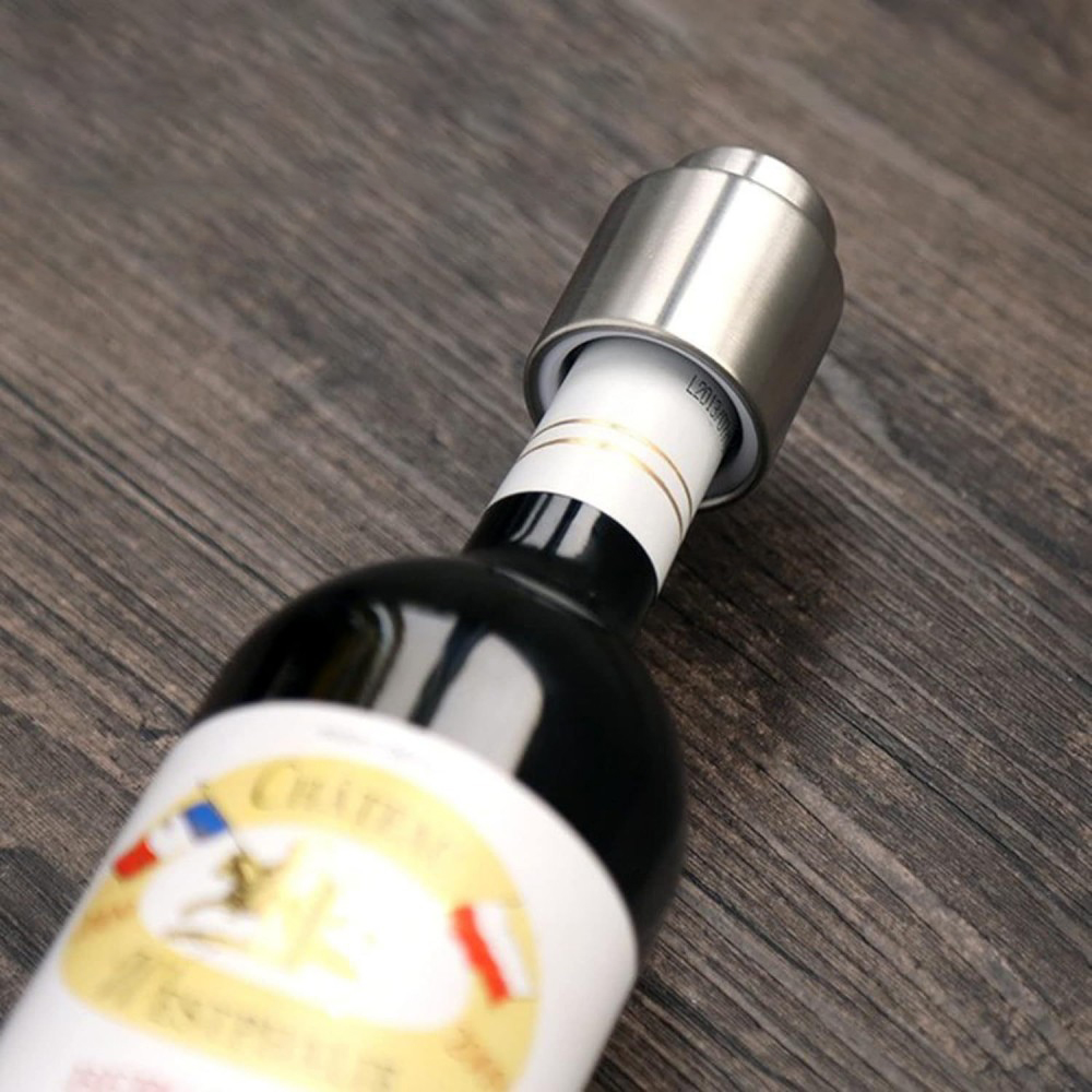 Bouchons de bouteilles de vin, dispositifs de scellage sous vide, réutilisables, capables pour conserver le vin frais – ces sont les meilleurs cadeaux pour les amateurs de vin